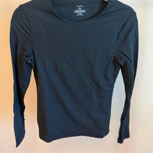 Nuuds Women’s Black Long Sleeve Tee